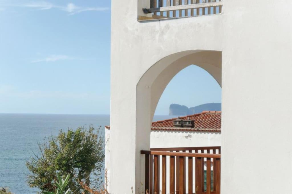 Terrazza Vista Mare 3 Camere 2 Bagni Alghero Exteriör bild